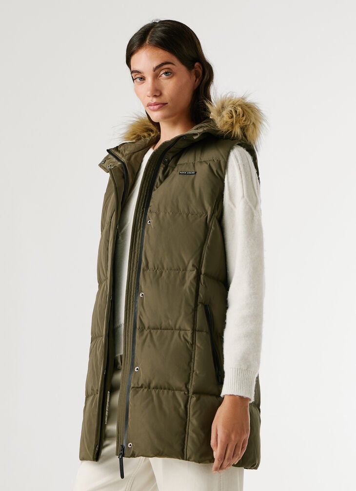 Pepe Jeans Long Padded Waistcoat