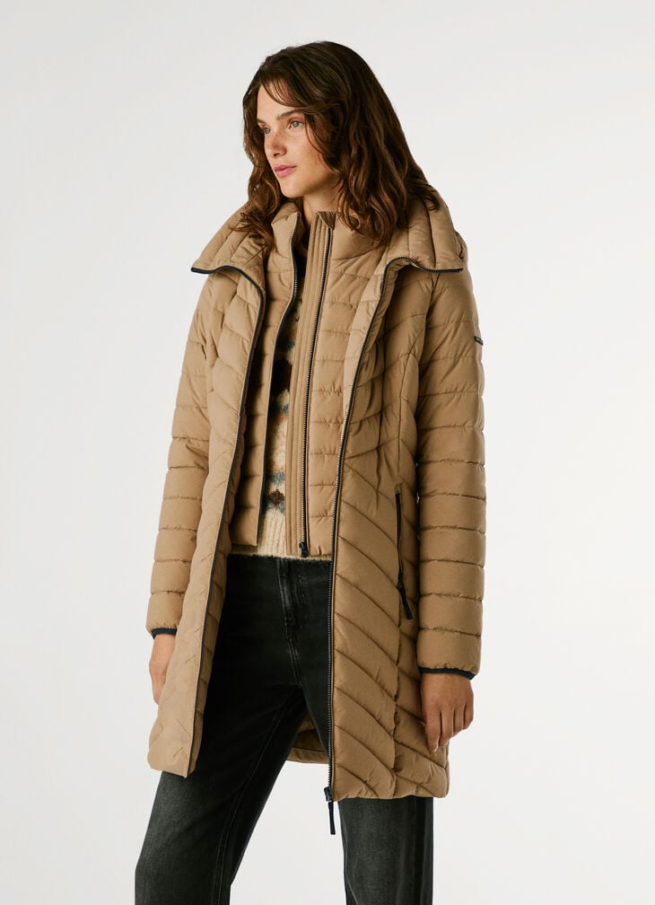 Pepe Jeans Long Waterproof Puffer Jacket