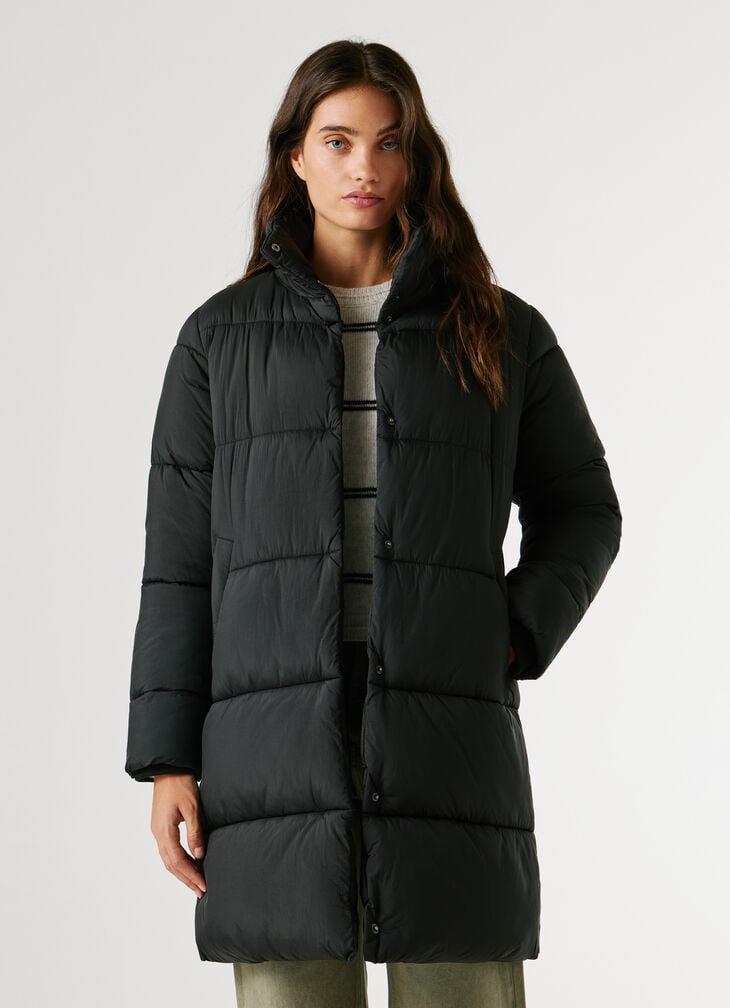 Pepe Jeans Long Waterproof Puffer Jacket