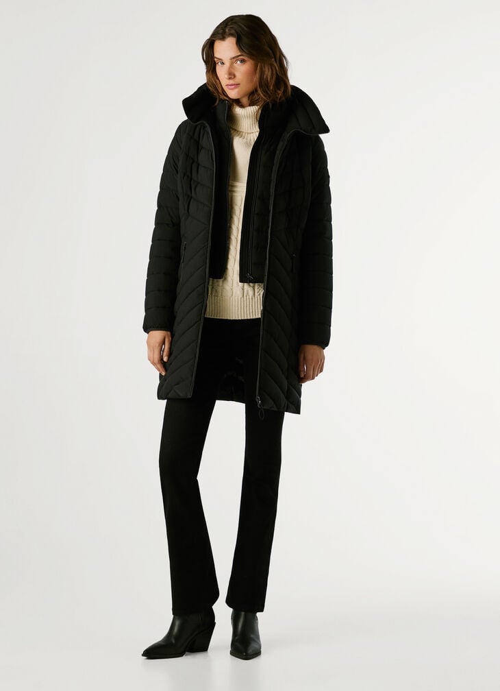 Pepe Jeans Long Waterproof Puffer Jacket