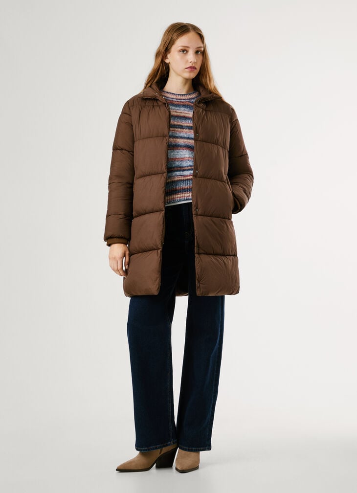 Pepe Jeans Long Waterproof Puffer Jacket