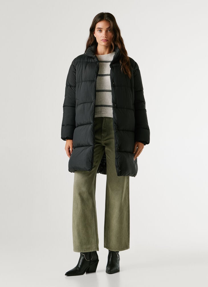 Pepe Jeans Long Waterproof Puffer Jacket