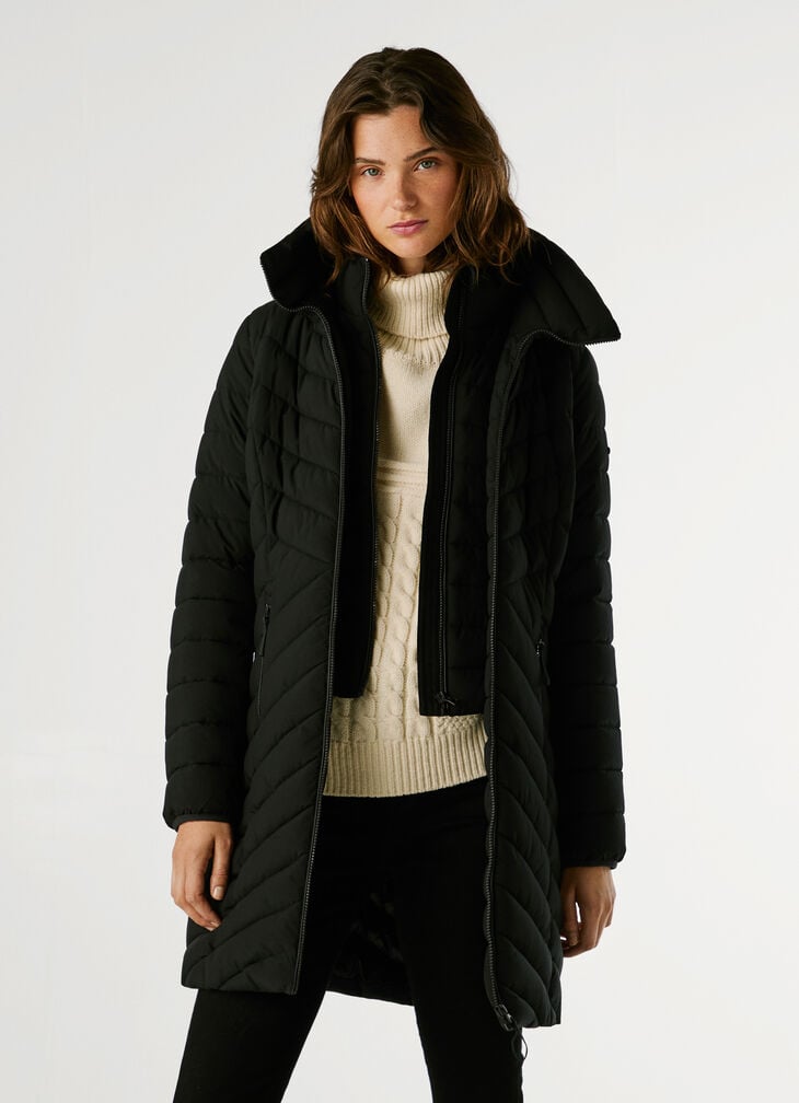 Pepe Jeans Long Waterproof Puffer Jacket