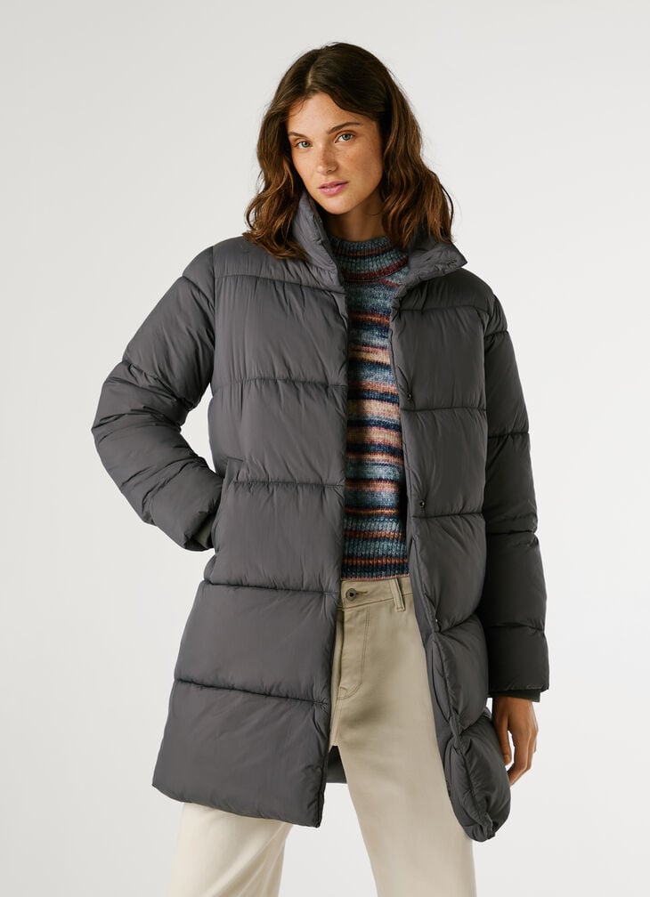 Pepe Jeans Long Waterproof Puffer Jacket