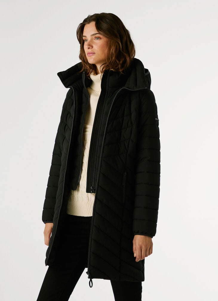 Pepe Jeans Long Waterproof Puffer Jacket