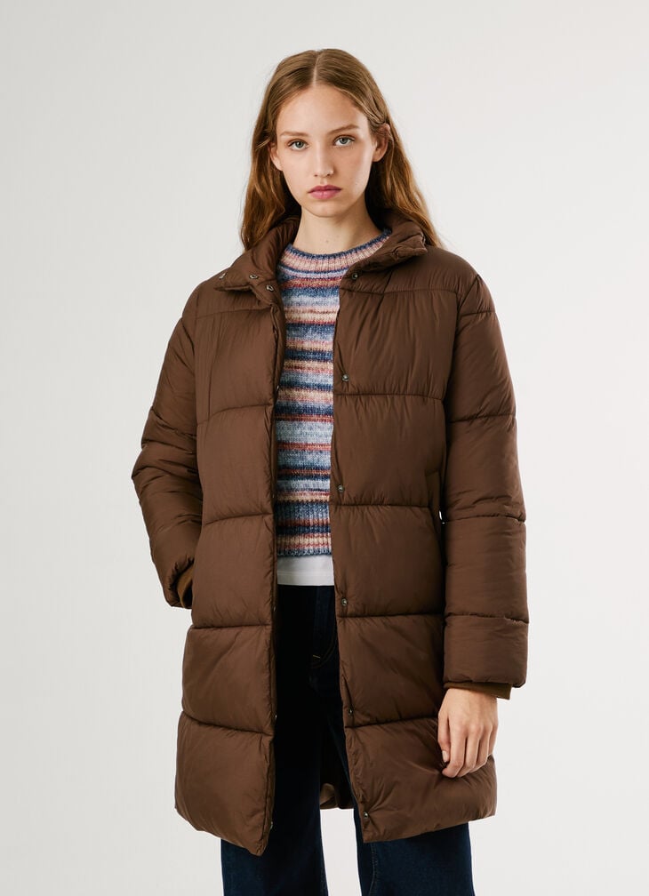 Pepe Jeans Long Waterproof Puffer Jacket