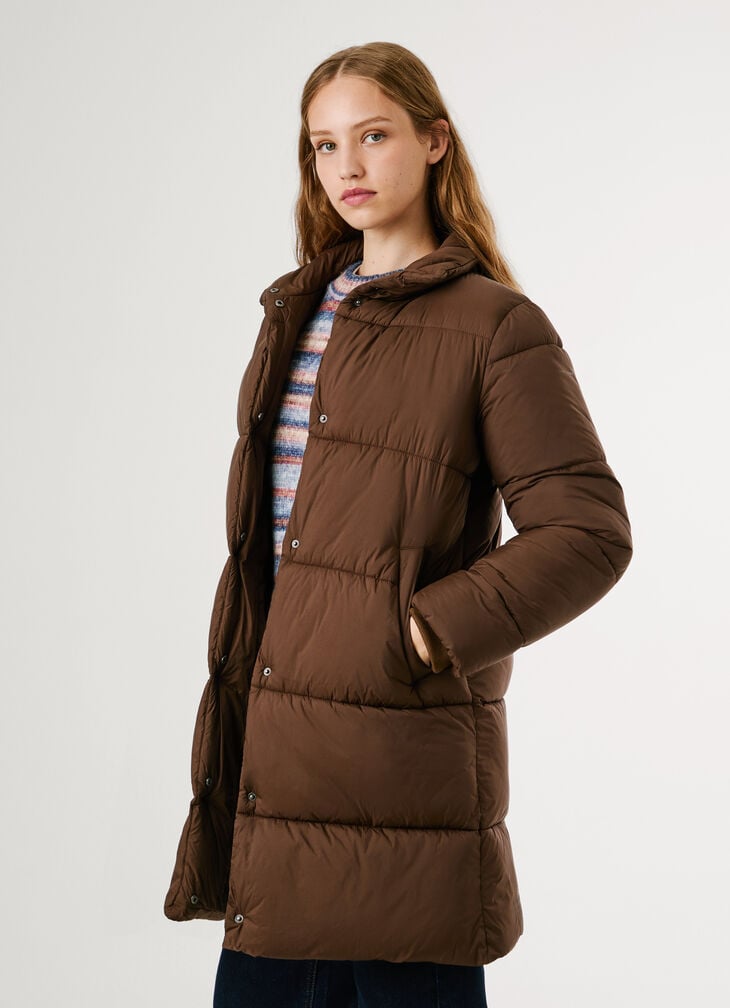 Pepe Jeans Long Waterproof Puffer Jacket