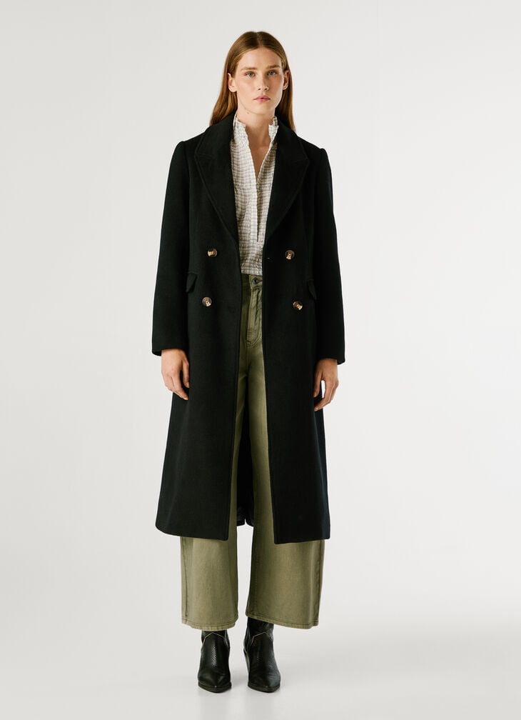 Pepe Jeans Long Wrap Coat