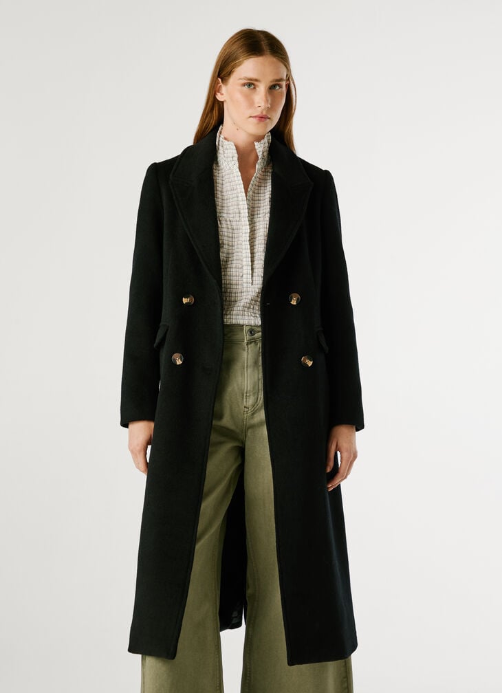 Pepe Jeans Long Wrap Coat