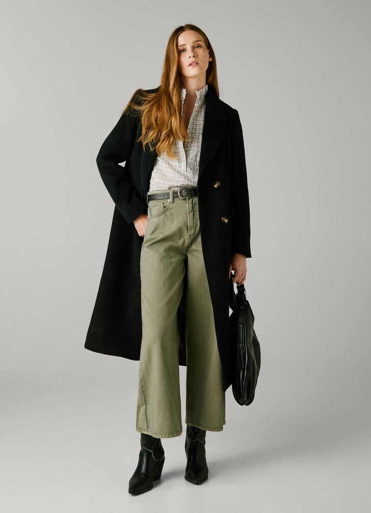Pepe Jeans long wrap coat