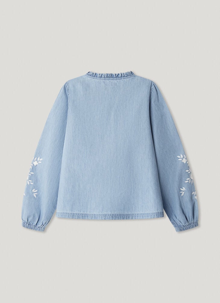 Pepe Jeans Loose Fit Denim Blouse