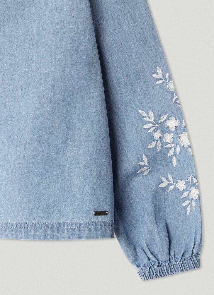 Pepe Jeans Loose Fit Denim Blouse