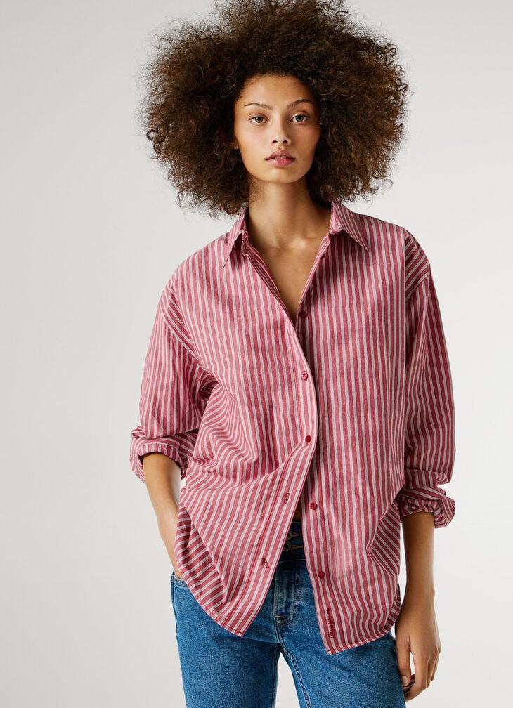 Pepe Jeans loose fit poplin shirt