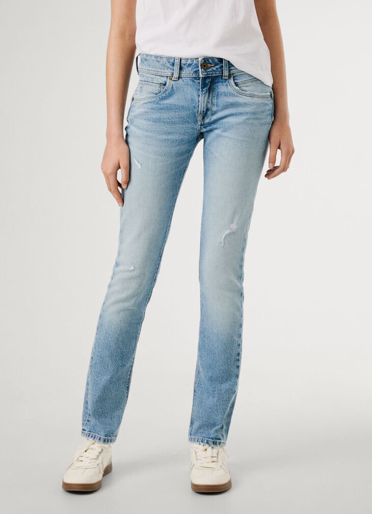 Pepe Jeans Low-rise Slim Fit Jeans - Iconic Brooke
