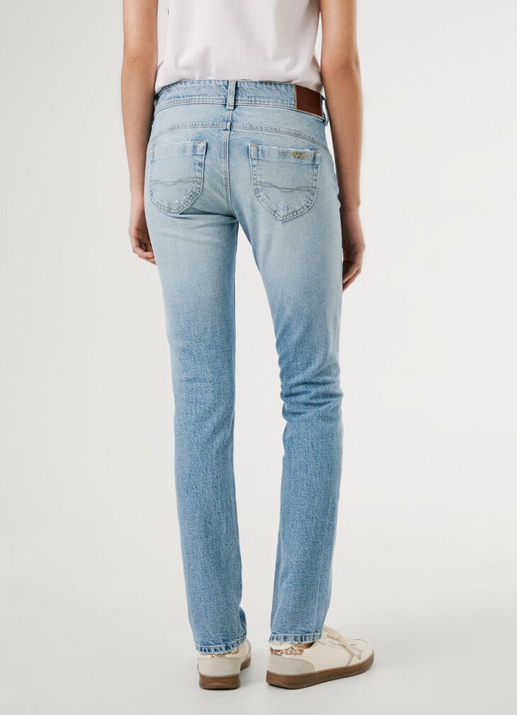 Pepe Jeans Low-rise Slim Fit Jeans - Iconic Brooke