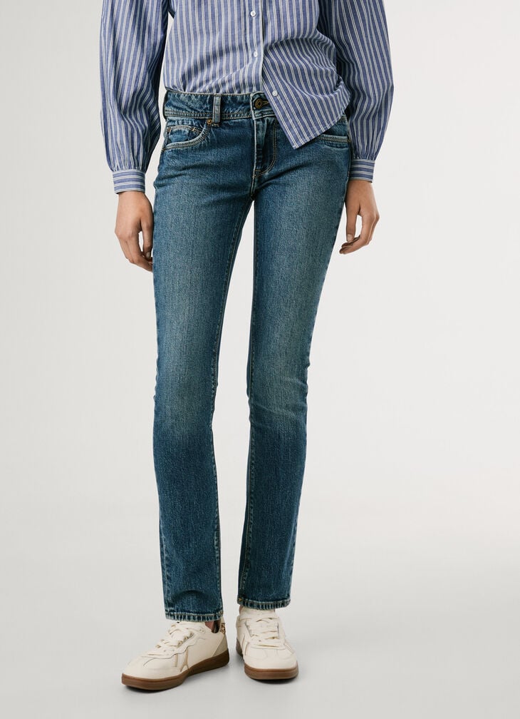 Pepe Jeans Low-rise Slim Fit Jeans - Iconic Brooke