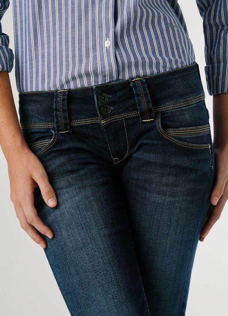 Pepe Jeans Low-rise Slim Fit Jeans - Venus
