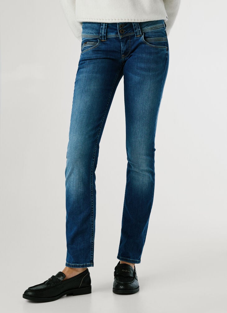Pepe Jeans Low-rise Slim Fit Jeans - Venus