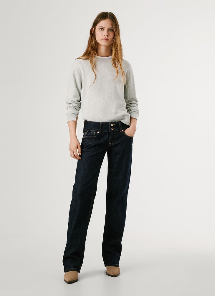 Pepe Jeans Low-rise Straight Fit Jeans - Venus