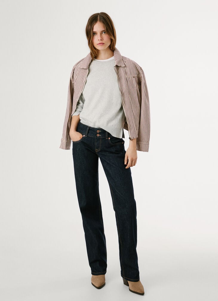 Pepe Jeans low-rise straight fit jeans - venus