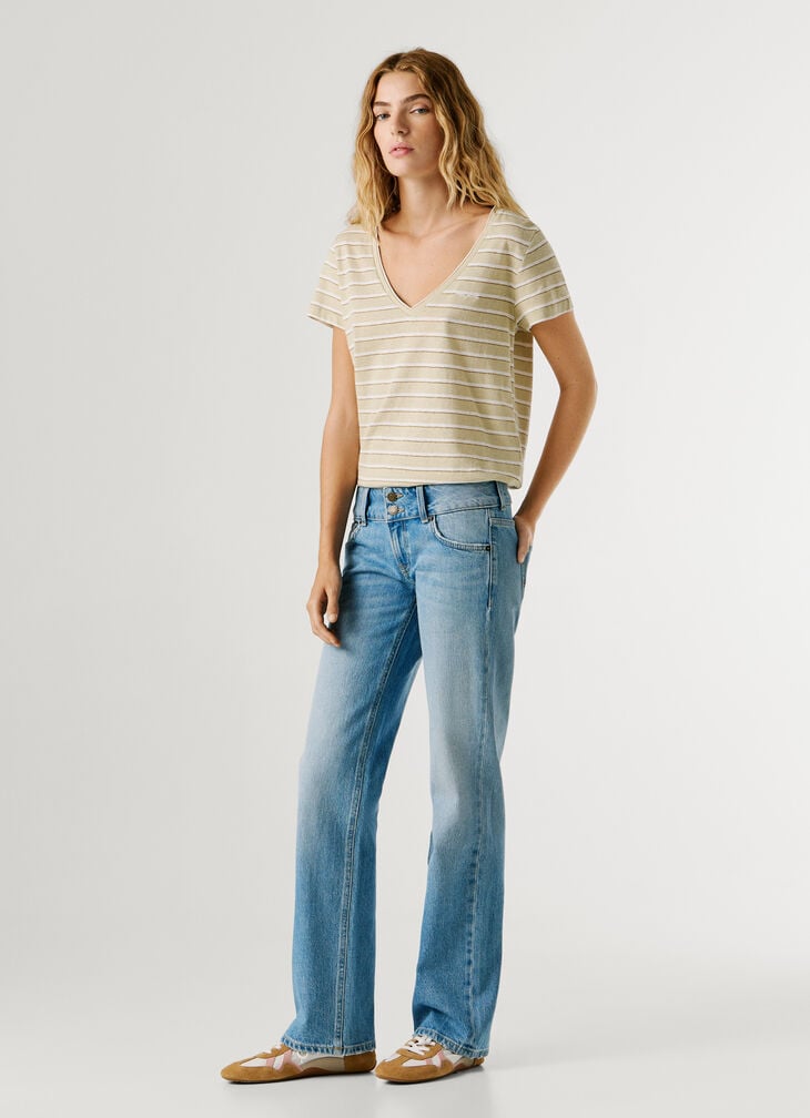 Pepe Jeans Low-rise Straight Fit Jeans - Venus