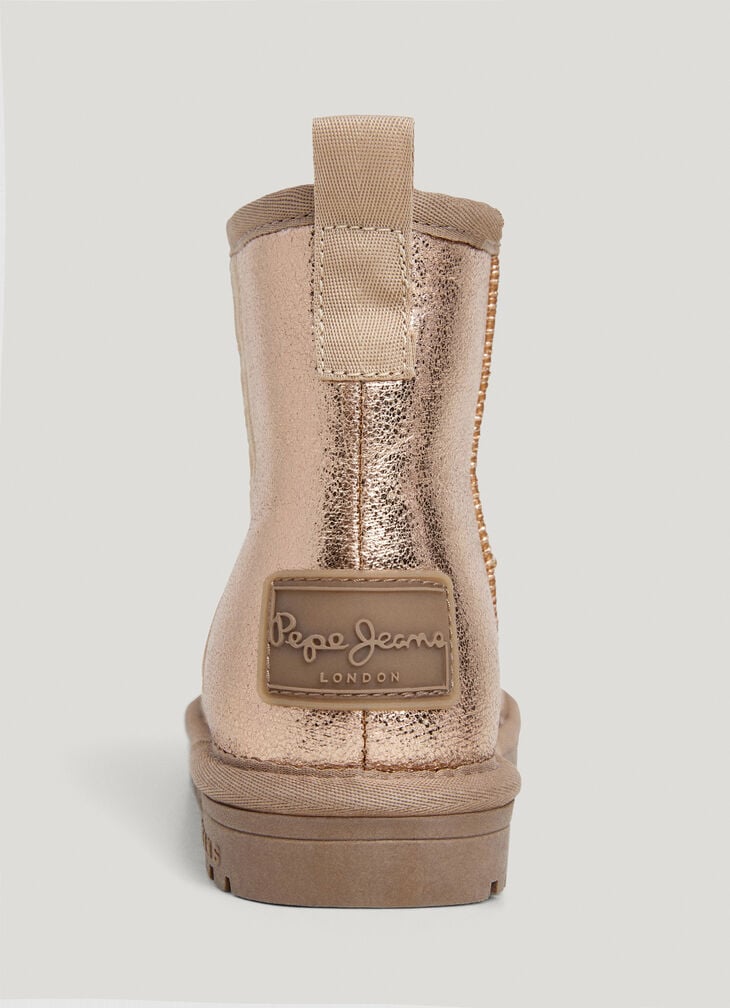Pepe Jeans Metallic Ankle Boots