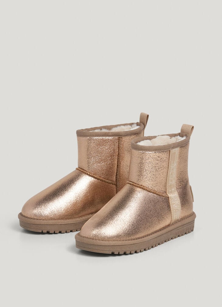Pepe Jeans Metallic Ankle Boots