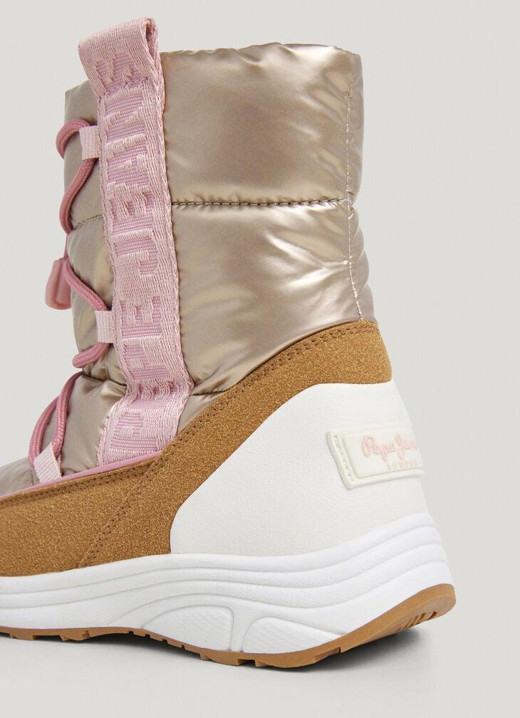 Pepe Jeans Metallic Apres-ski Boots