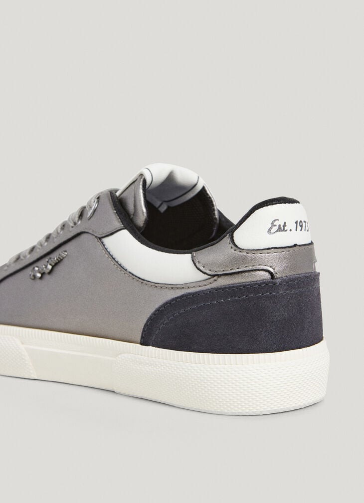 Pepe Jeans Metallic Classic Trainers