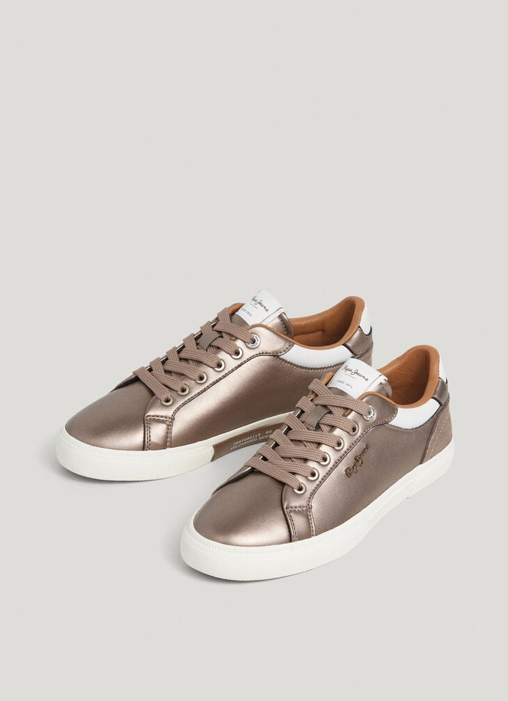 Pepe Jeans Metallic Classic Trainers