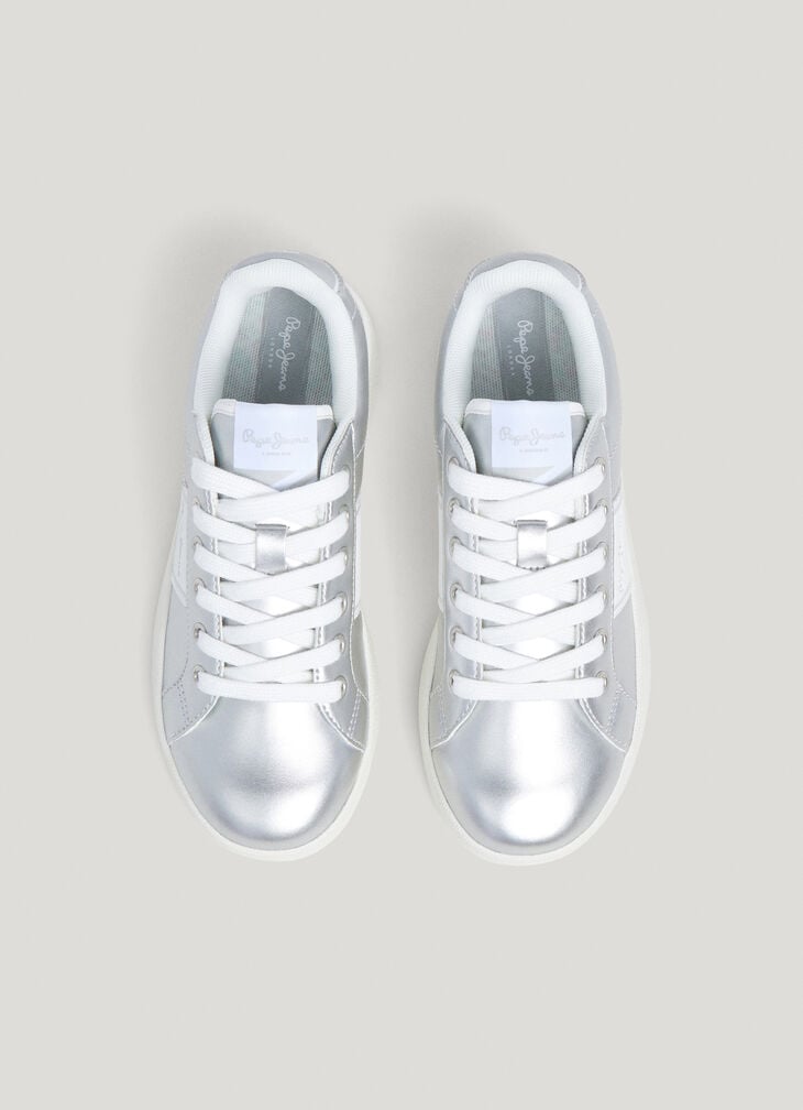 Pepe Jeans Metallic Cupsole Sneakers
