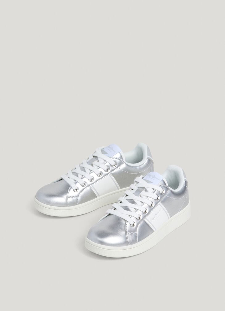 Pepe Jeans Metallic Cupsole Sneakers
