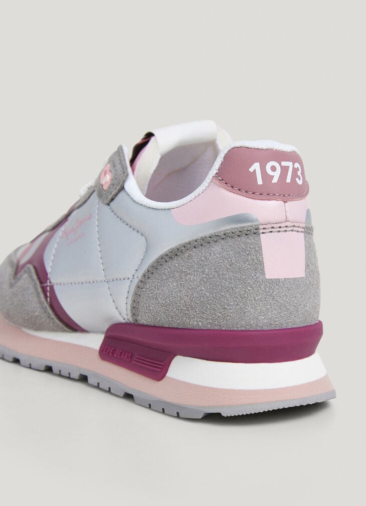 Pepe Jeans Metallic Running Trainers