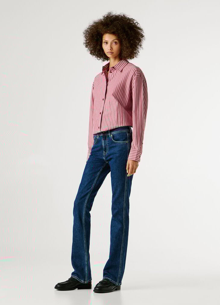 Pepe Jeans Mid-rise Bootcut Fit Jeans - Piper