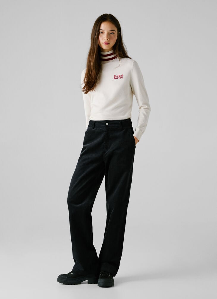 Pepe Jeans Mid-rise Corduroy Trousers