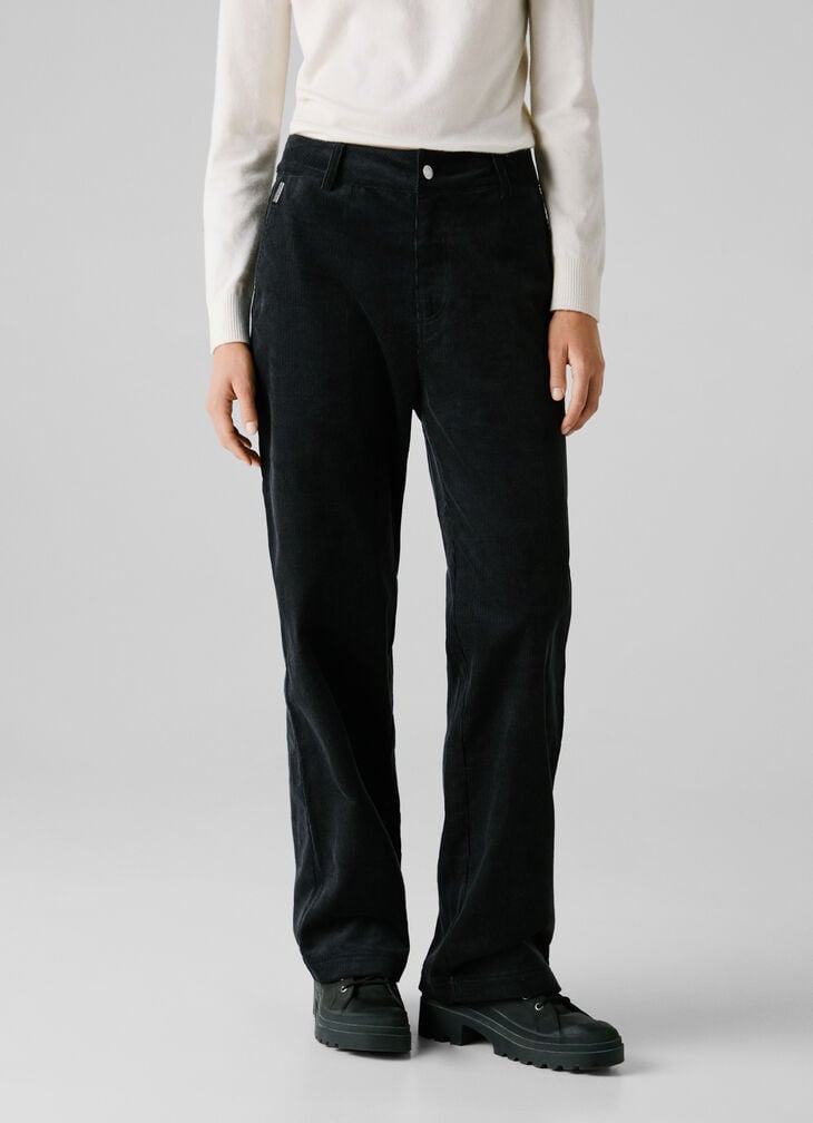 Pepe Jeans Mid-rise Corduroy Trousers