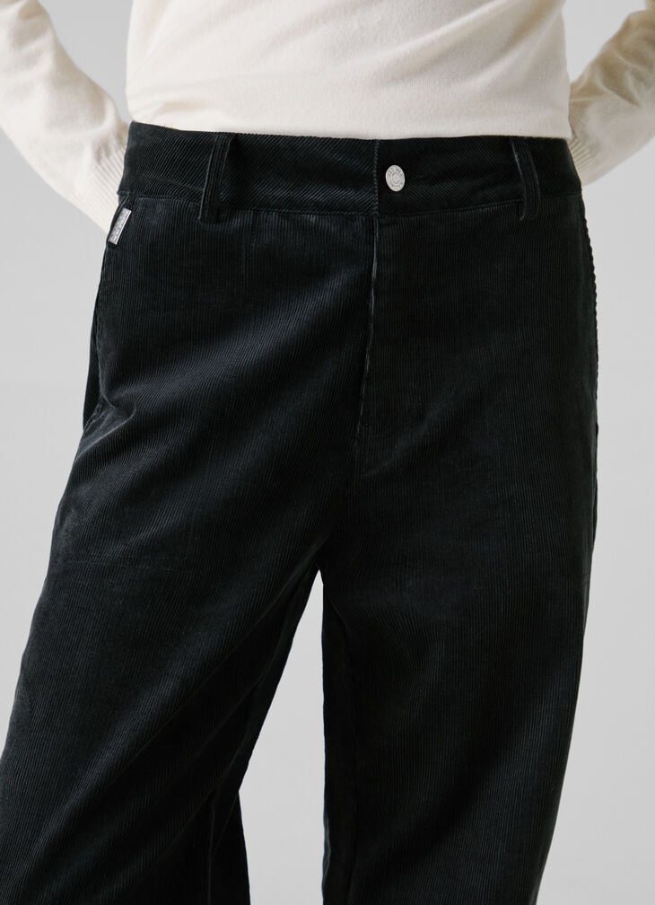 Pepe Jeans Mid-rise Corduroy Trousers