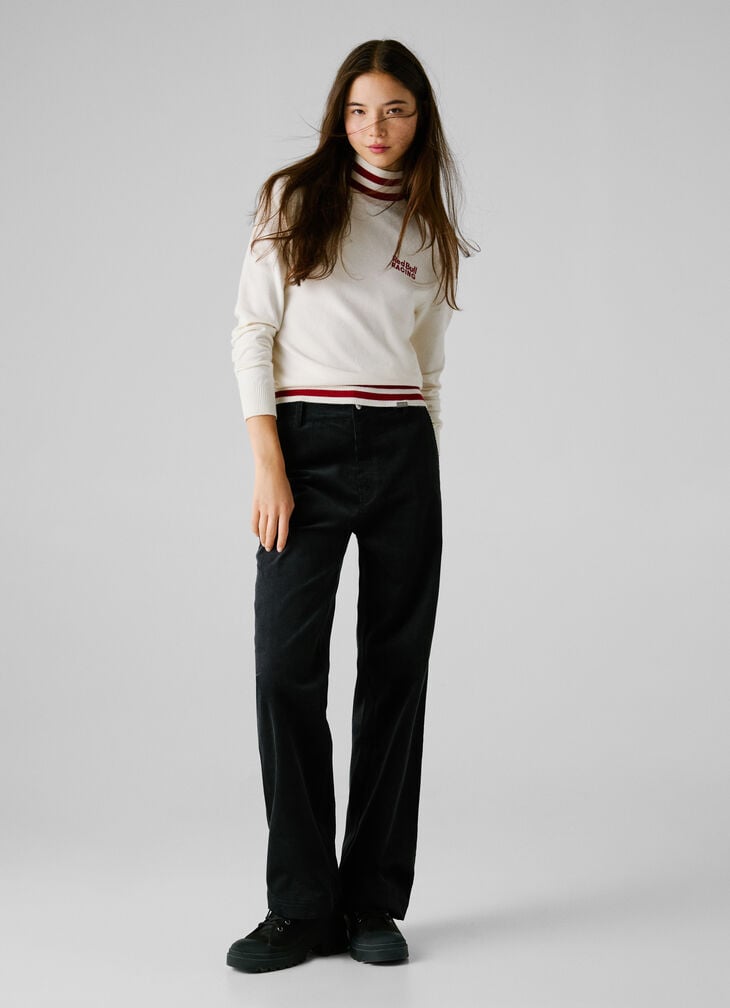 Pepe Jeans mid-rise corduroy trousers