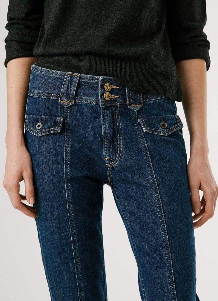 Pepe Jeans Mid-rise Flare Fit Jeans - Venus