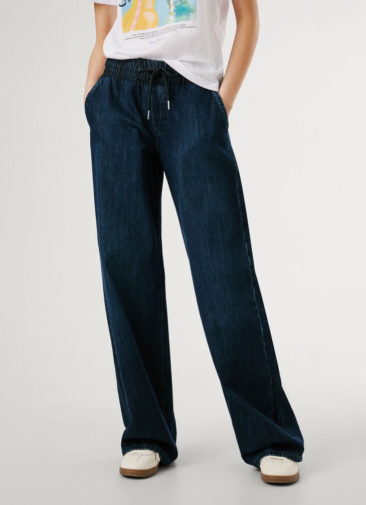 Pepe Jeans Mid-rise Loose Fit Jeans - Eva