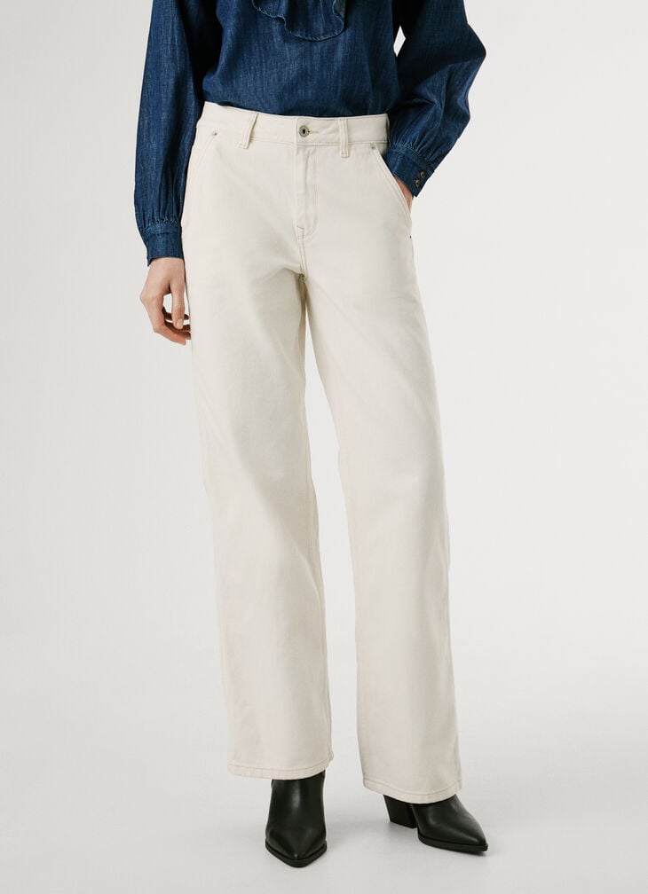 Pepe Jeans Mid-rise Loose Fit Jeans - Hazel