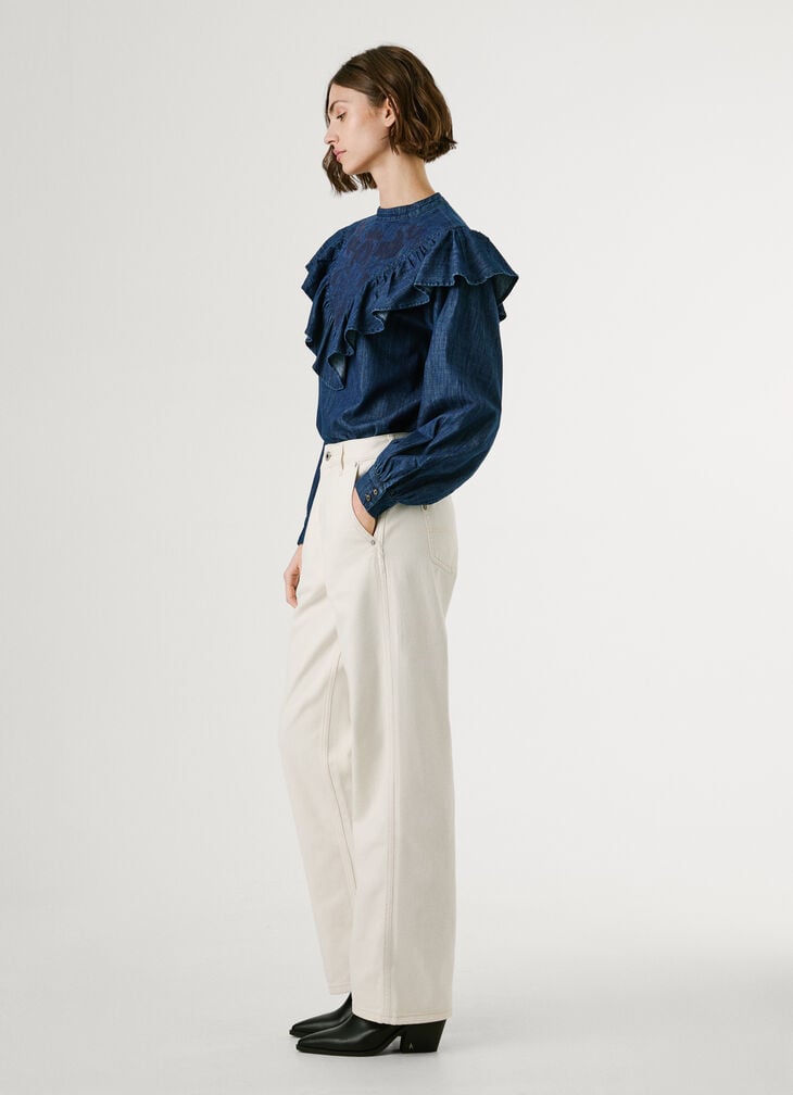 Pepe Jeans Mid-rise Loose Fit Jeans - Hazel