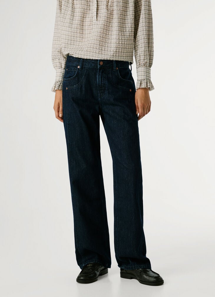 Pepe Jeans Mid-rise Loose Fit Jeans - Hazel