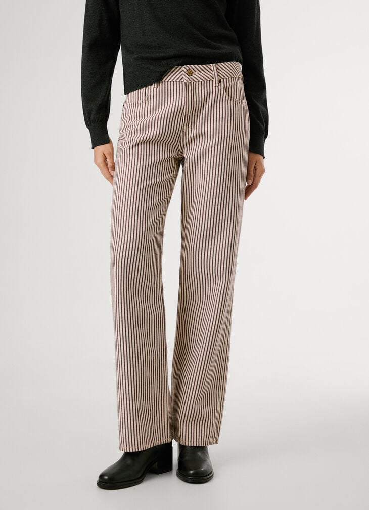 Pepe Jeans Mid-rise Loose Fit Jeans - Hazel