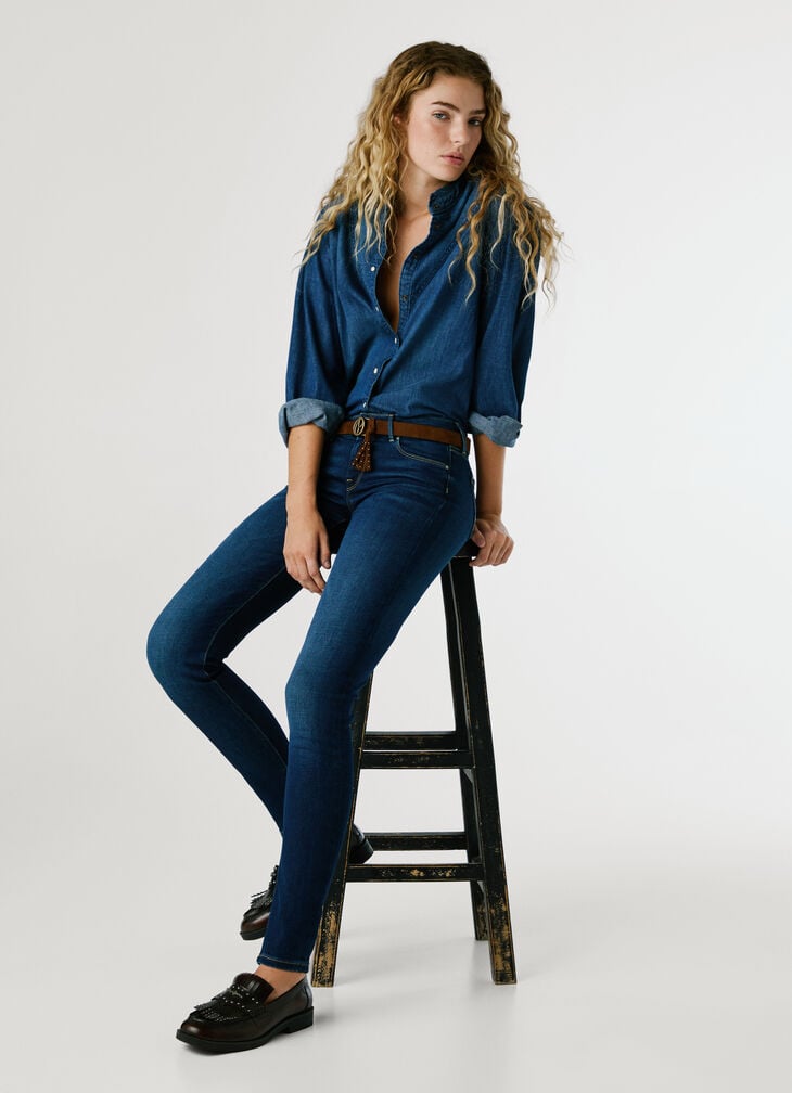 Pepe Jeans mid-rise skinny fit jeans - soho