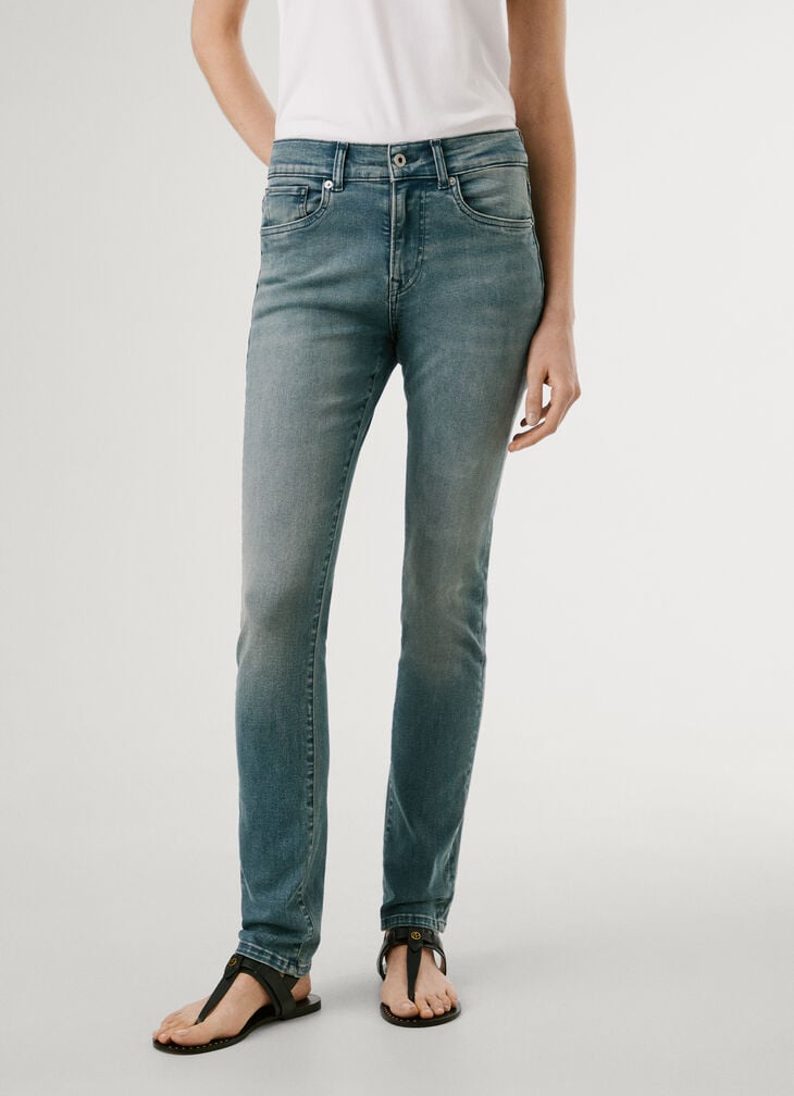 Pepe Jeans Mid-rise Slim Fit Jeans - Grace