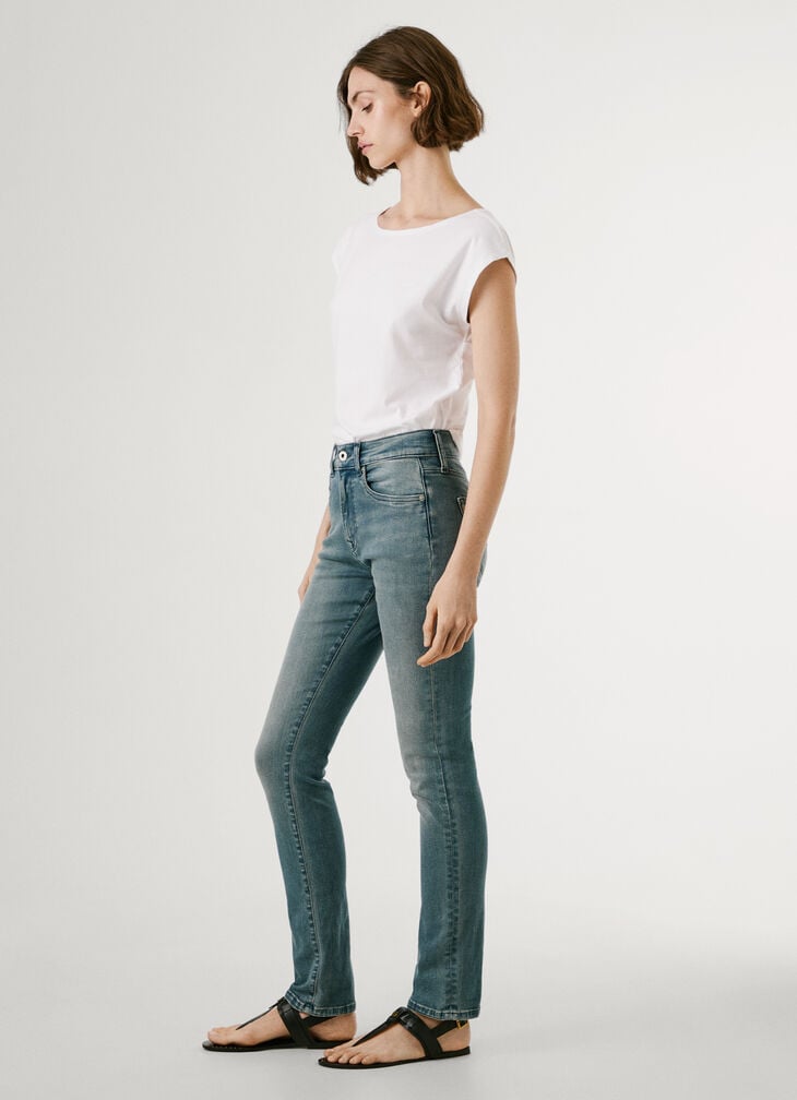 Pepe Jeans Mid-rise Slim Fit Jeans - Grace