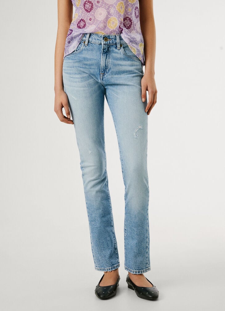 Pepe Jeans Mid-rise Slim Fit Jeans - Grace