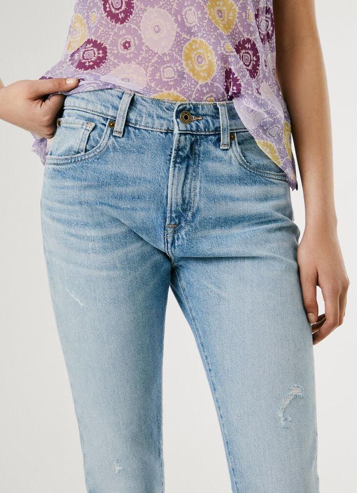 Pepe Jeans Mid-rise Slim Fit Jeans - Grace