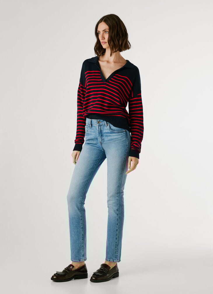 Pepe Jeans Mid-rise Slim Fit Jeans - Grace